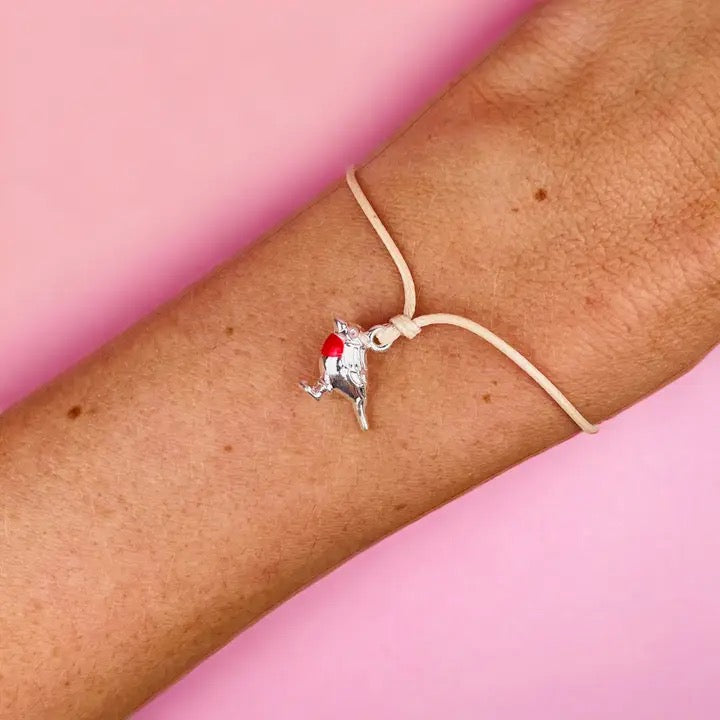 Letterbox Love Seeded Card Bracelet - Robins Appear - Red Robin