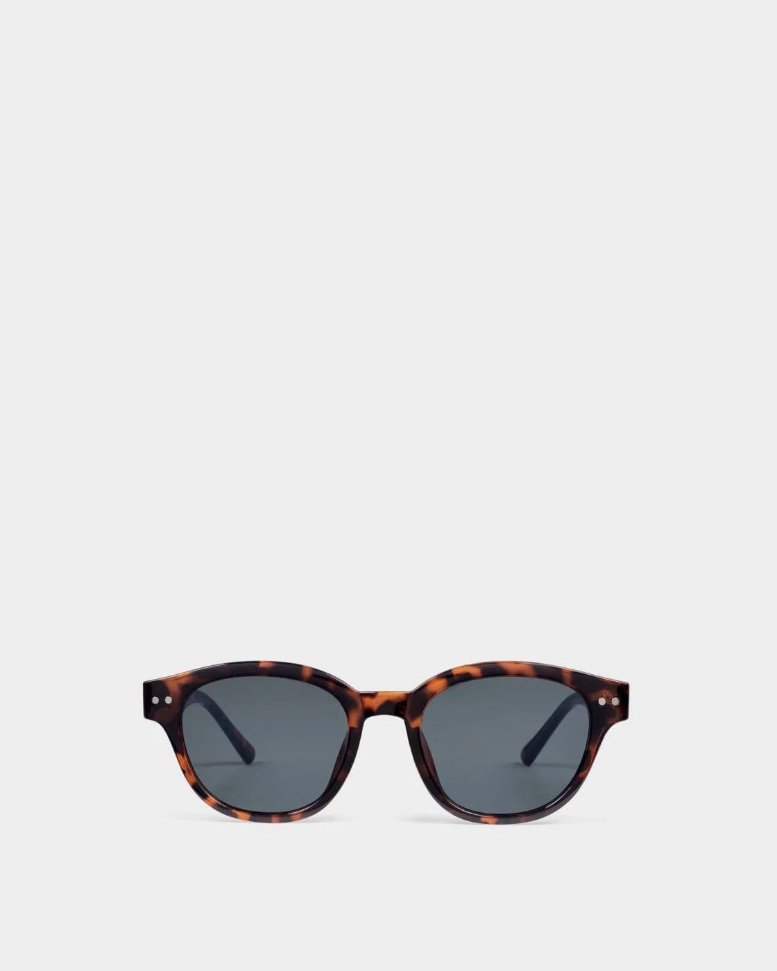 Katie Loxton - Bologna Round Square Sunglasses - Dark Tortoiseshell