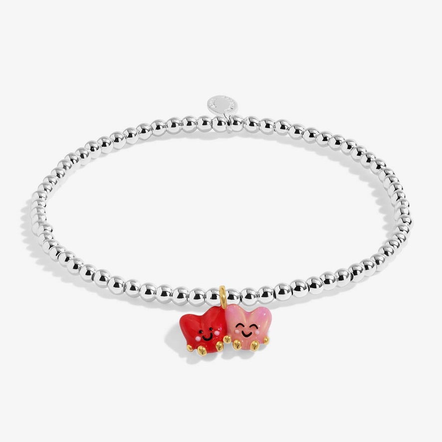 Jomees KIDS - A Little Love You With All My Whole Heart -  Silver Stretch Bracelet