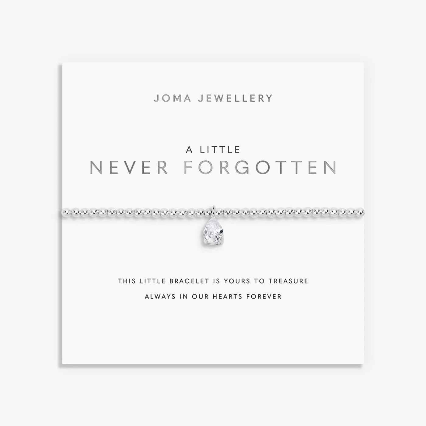 Joma Jewellery - 'A Little Never Forgotten' Bracelet -Silver Plated
