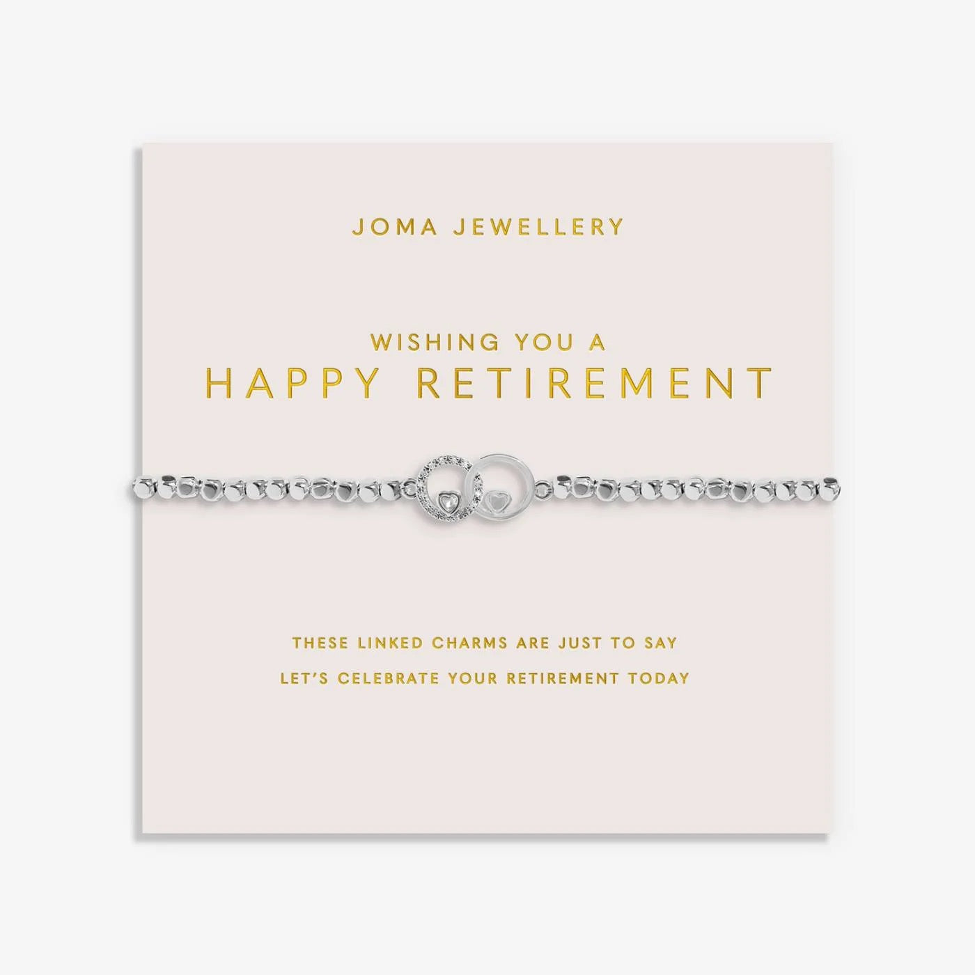 Joma Jewellery Forever Yours -'Wishing You a Happy Retirement' Bracelet