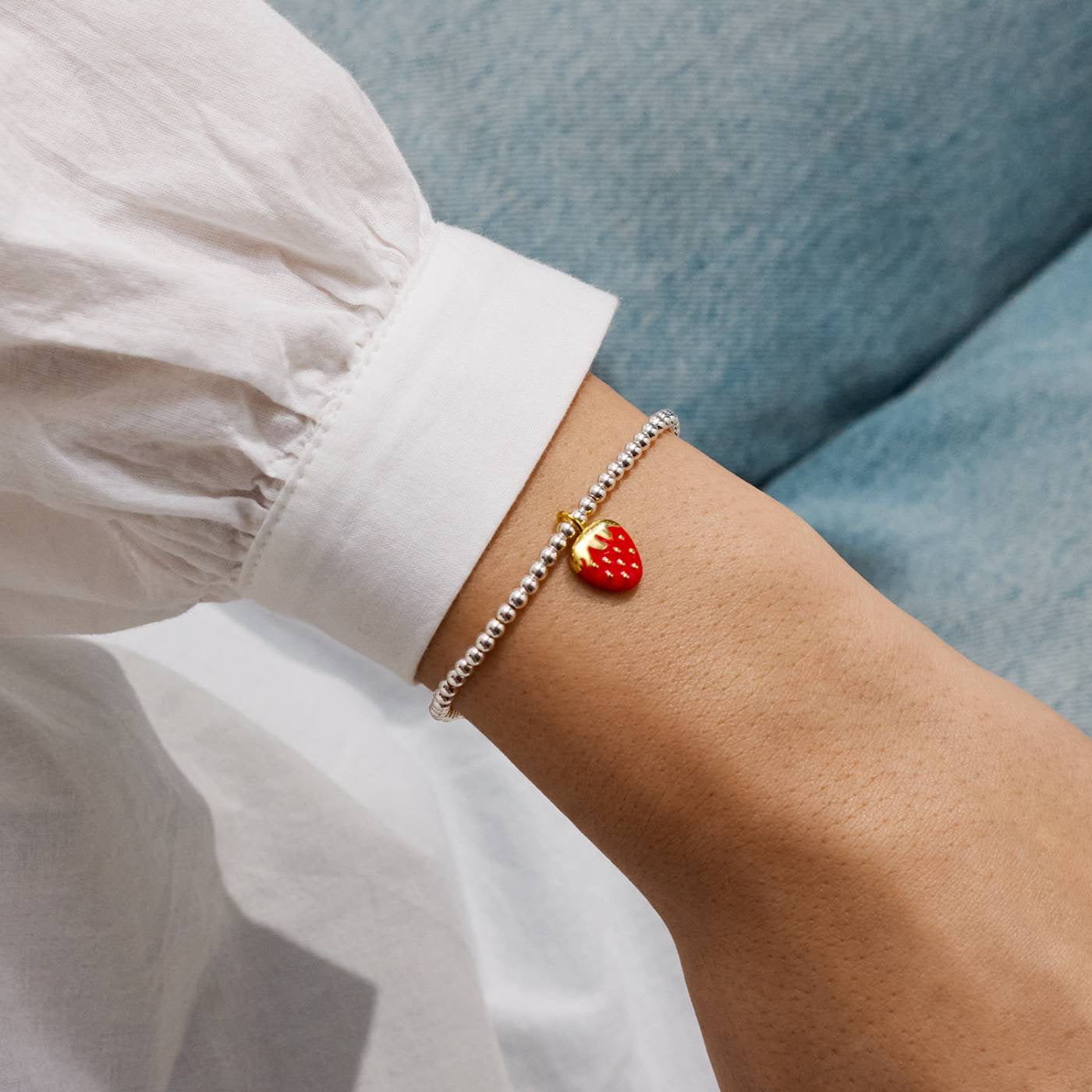 Joma Jewellery A Little Vibes - A Little So Berry Loved - Silver Plated Bracelet