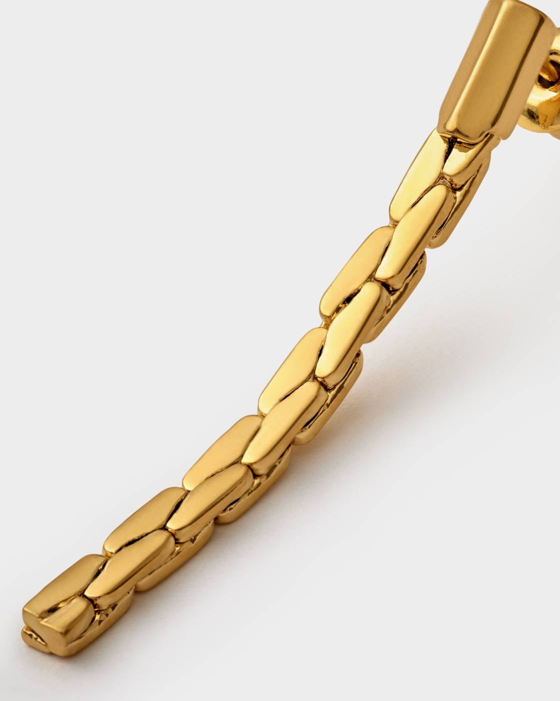 Katie Loxton Waterproof Jewellery - Harlequin - Gold Chain Drop Stud Earrings