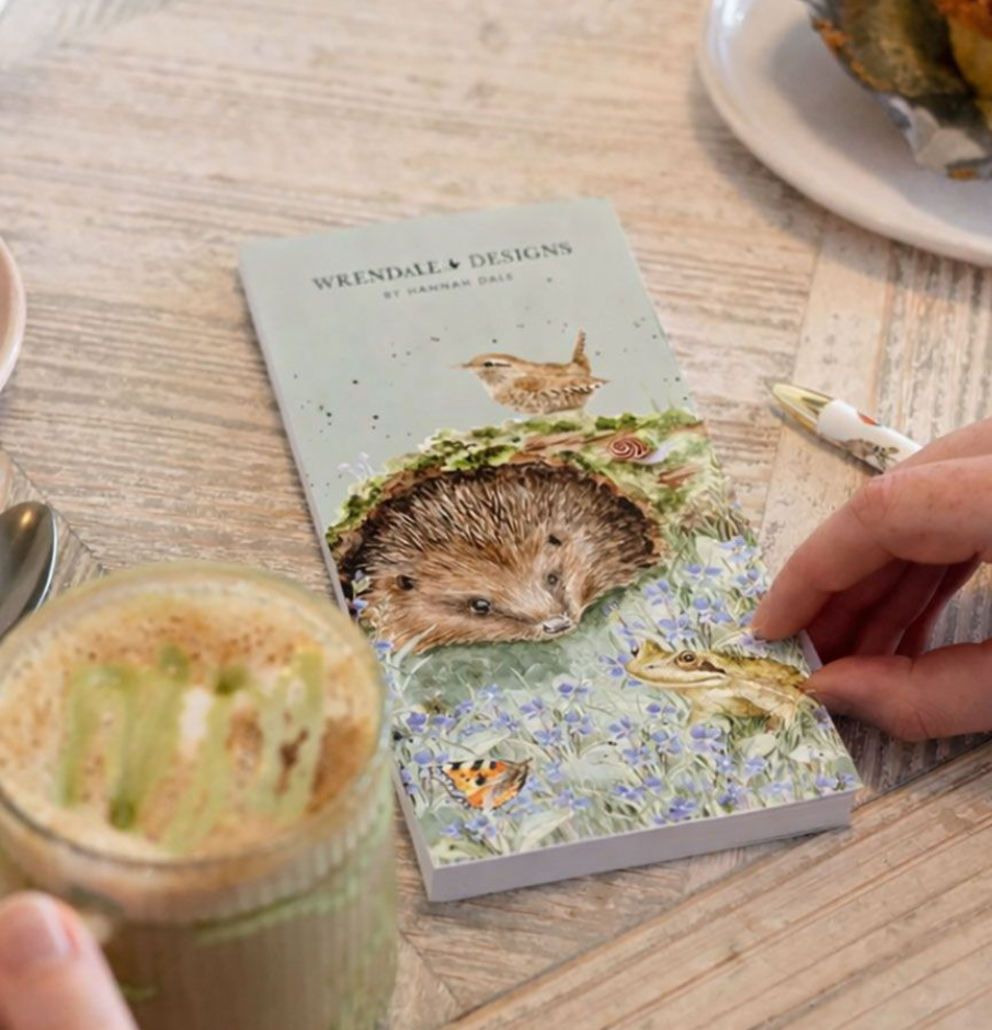 ‘The Wild Patch’ (Hedgehog &amp; Wren) Magnetic Shopping Pad  - Wrendale Designs