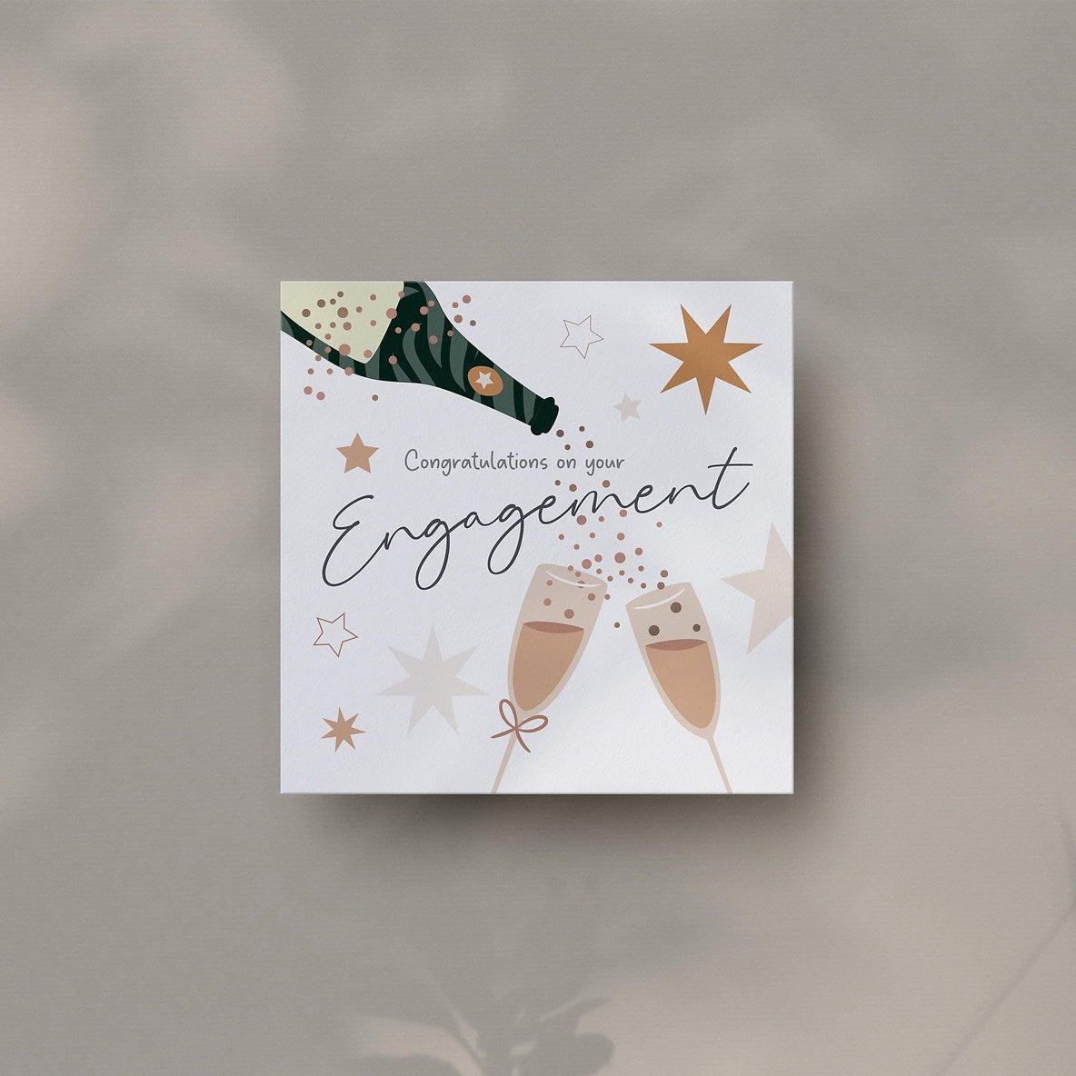 Heyyy - On Your Engagement - Champagne - Card