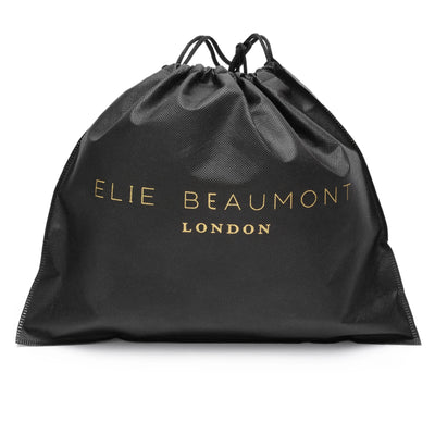 Elie Beaumont Leather Town Crossbody Handbag - Light Grey