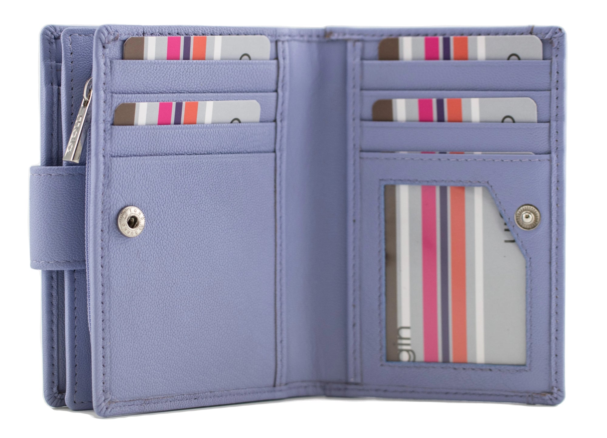 Mala Leather Origin Small Tab Purse with RFID Protection (3118 5)- Turquoise