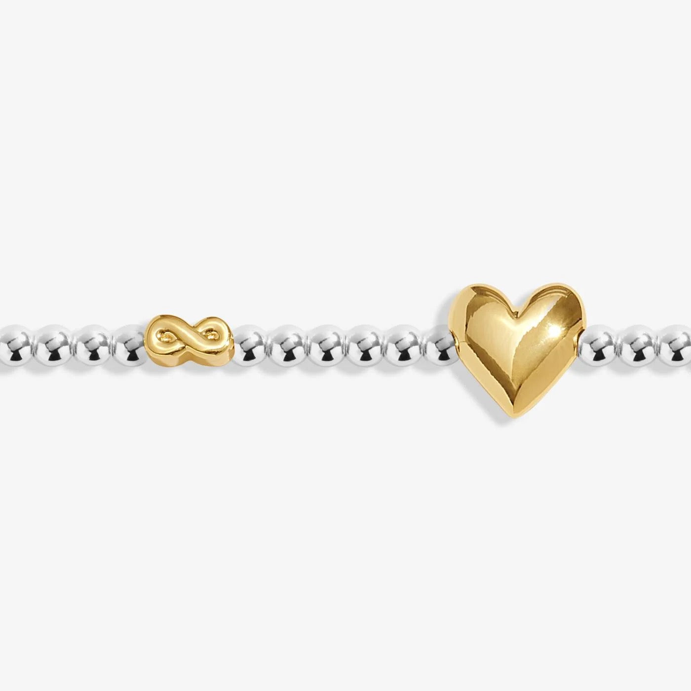 Joma Jewellery - A Little September Birthday Girl - Birth Month - Silver &amp; Gold Plated Bracelet