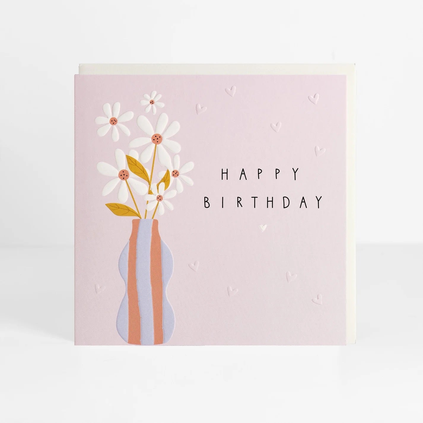 Happy Birthday - Flowers in Vase - Card- Belly Button