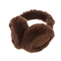 Park Lane -Faux Suede Earmuffs - Chocolate