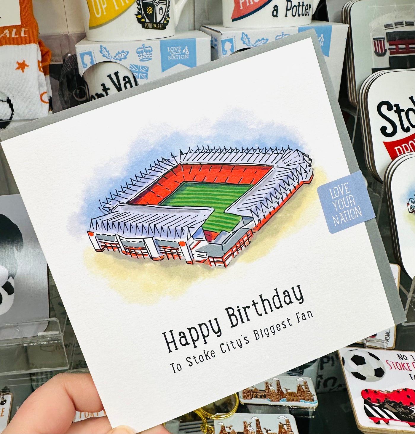 Stoke City - Match Day Stoke's Biggest Fan Birthday Card