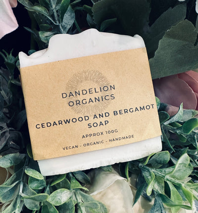 Dandelion Organics - Cedarwood & Bergamot - Soap