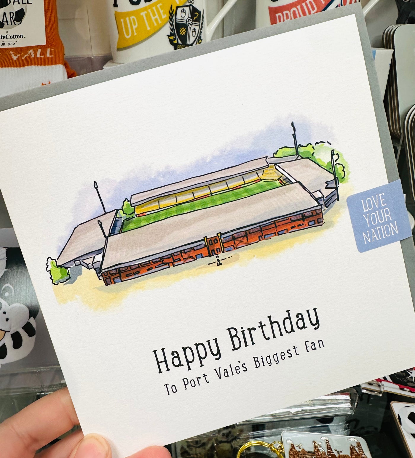 Port Vale - Match Day Port Vale's Biggest Fan Birthday Card