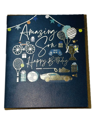 Amazing Son Birthday Card - Ling Design