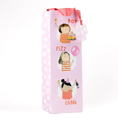 Pop Fizz Clink - Bottle Gift Bag - Rosie Made a Thing
