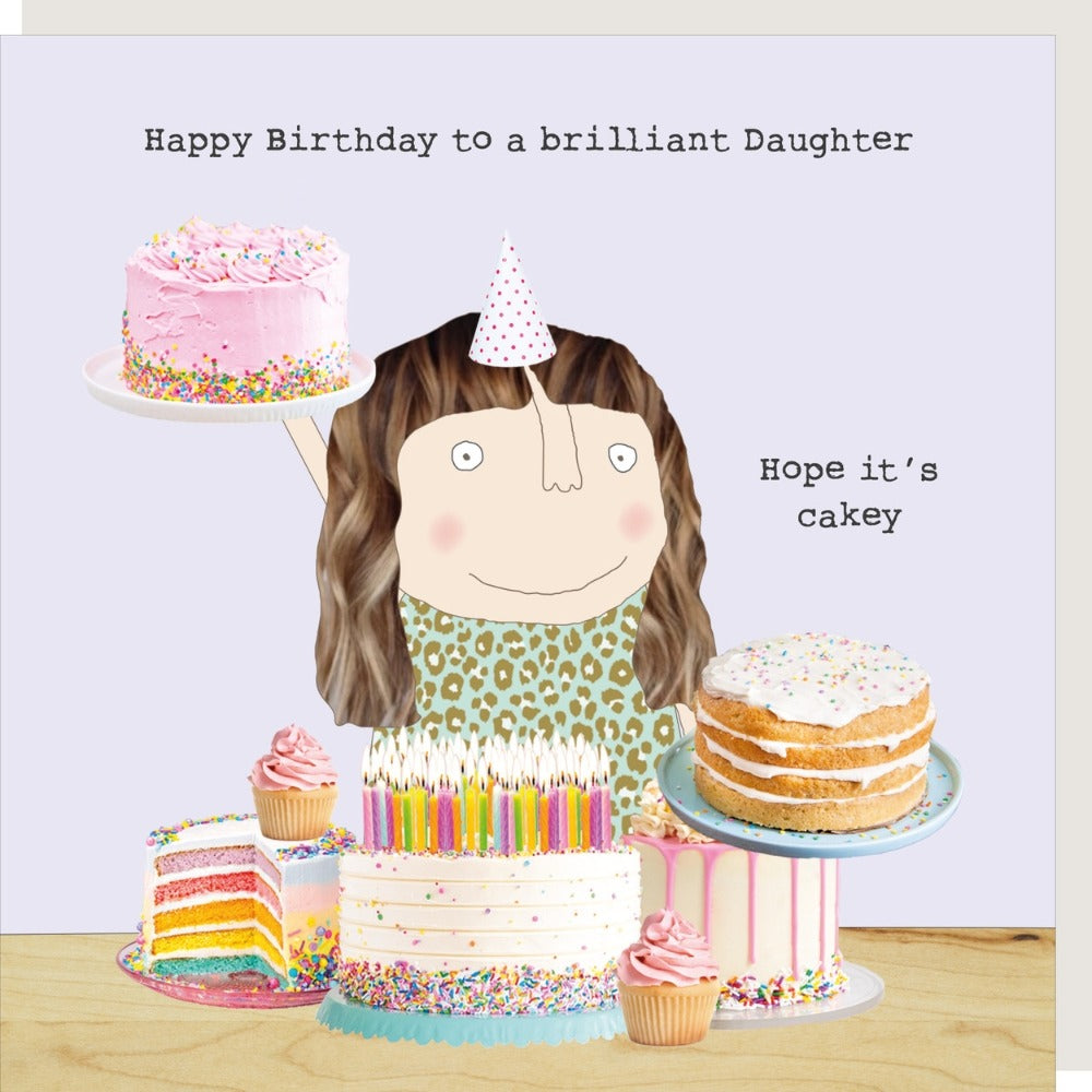 Rosie Made A Thing - Daughter Cakey - Birthday Card