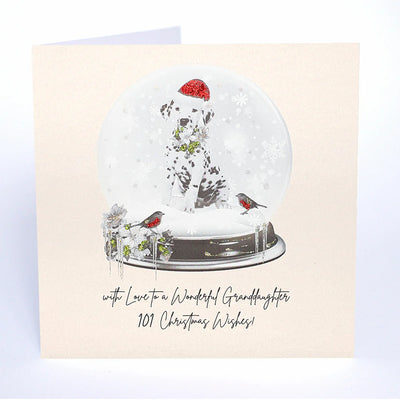 Five Dollar Shake -Wonderful Granddaughter 101 Christmas Wishes Card