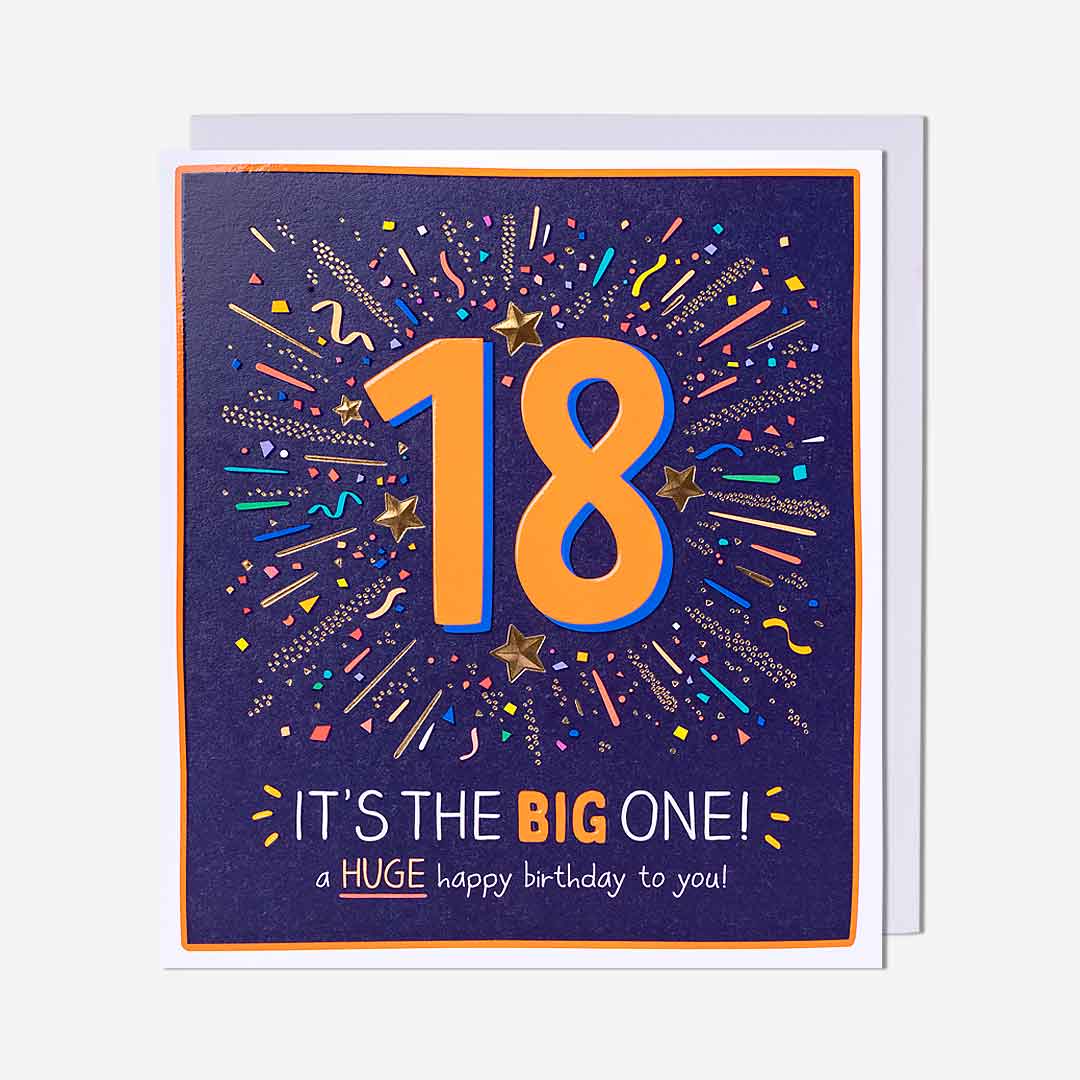 18 It’s The Big One! Birthday Card- Pigment