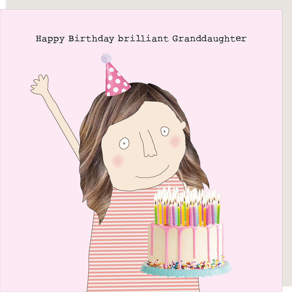 Rosie Made A Thing - Brilliant Granddaughter - Birthday Card
