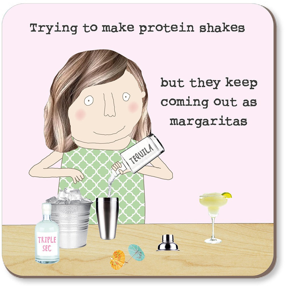 Rosie Made A Thing - Protein Shakes - Coaster