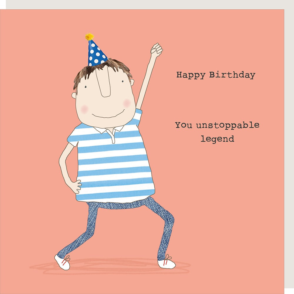 Rosie Made A Thing - Unstoppable - Birthday Card