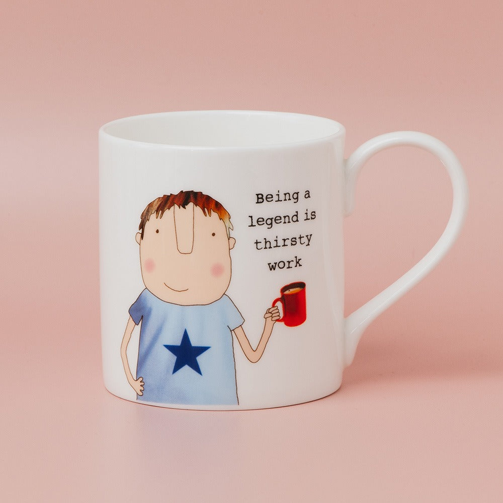 Rosie Made a Thing Mug - Thirsty (Male)