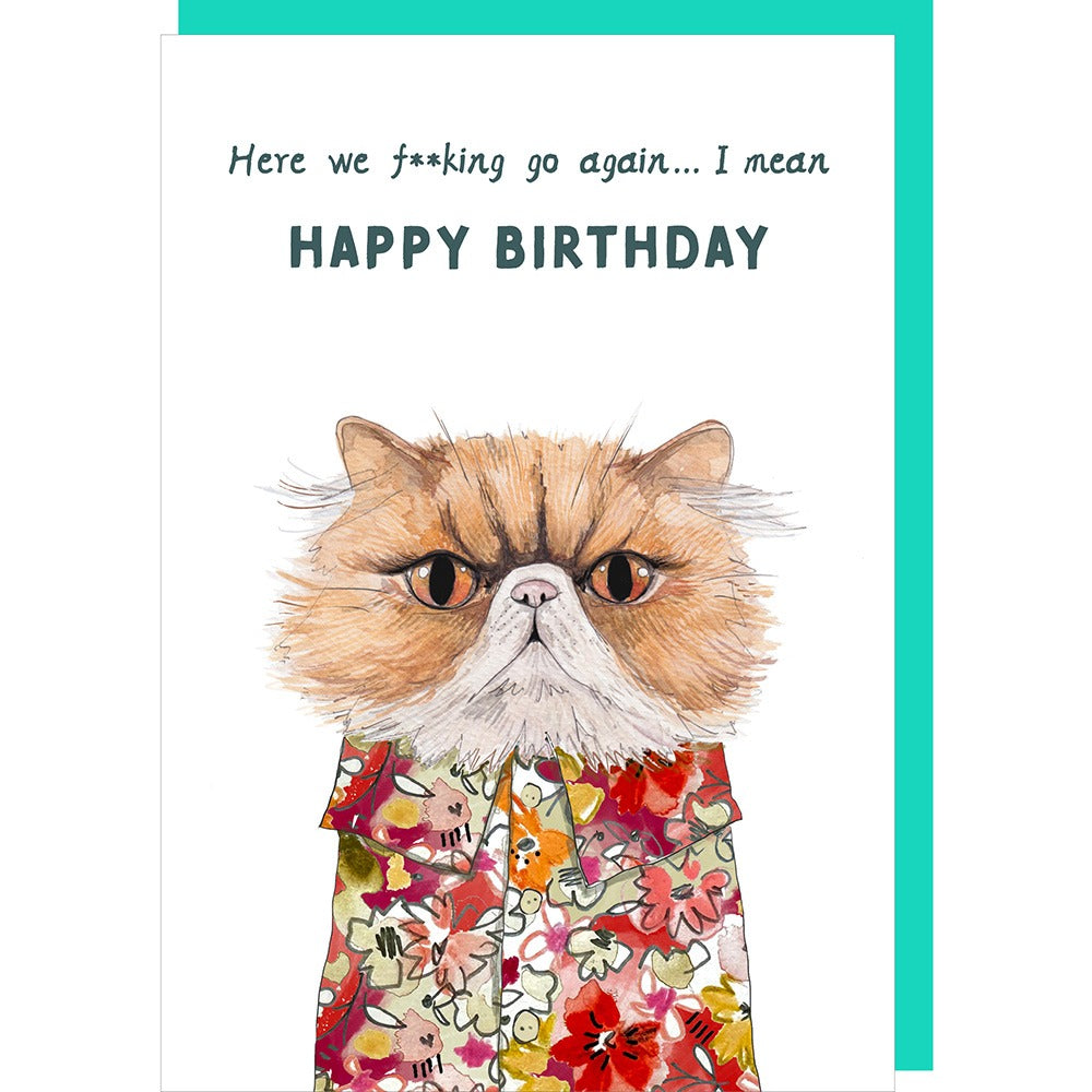 Rosie Made A Thing - Here We Go - Blank Card