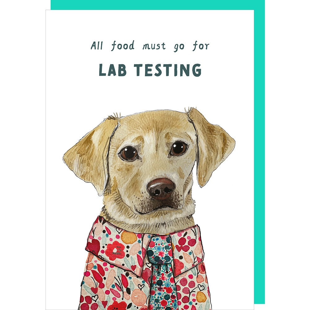 Rosie Made A Thing - Lab Test Golden - Blank Card