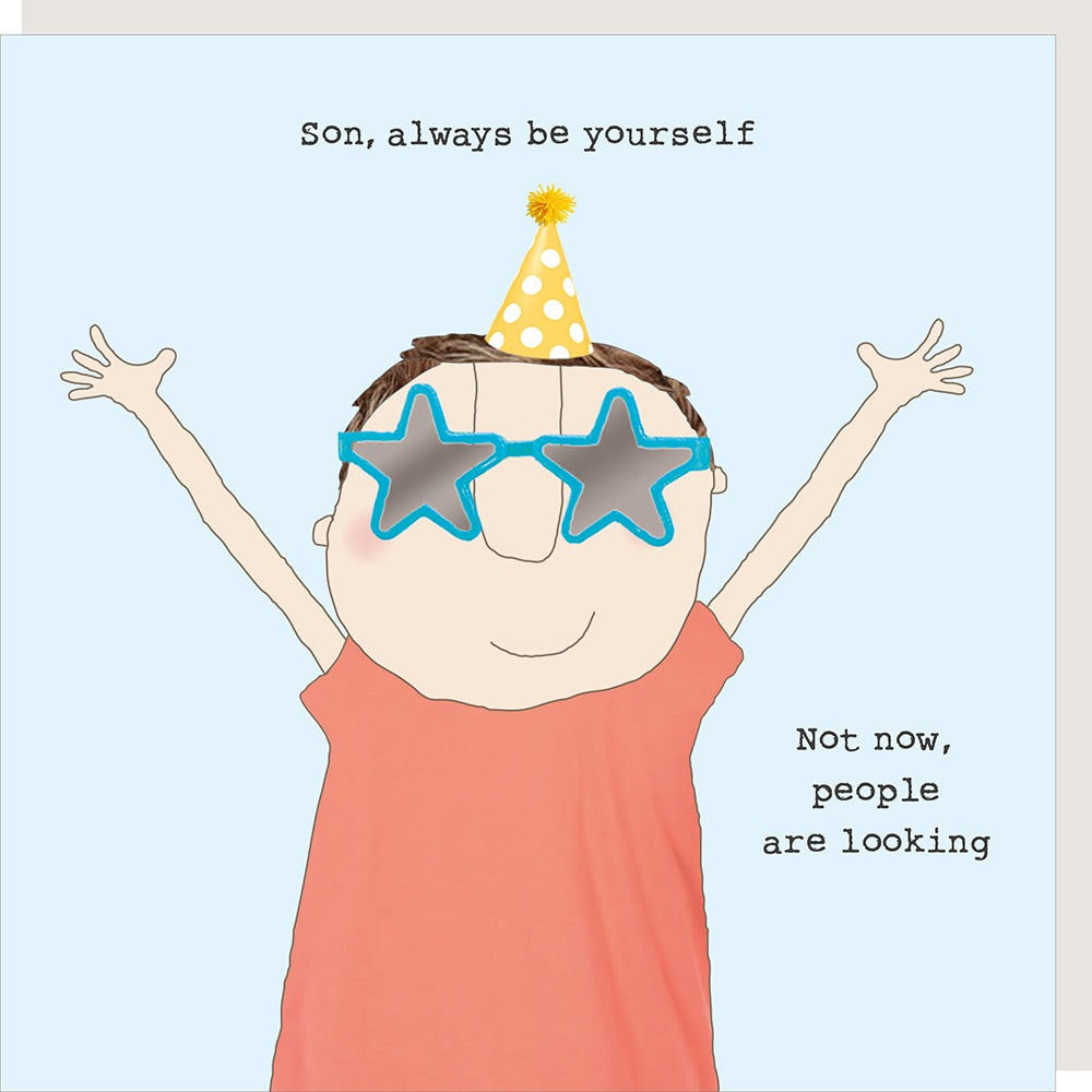 Rosie Made A Thing - Son Not Now - Blank Card