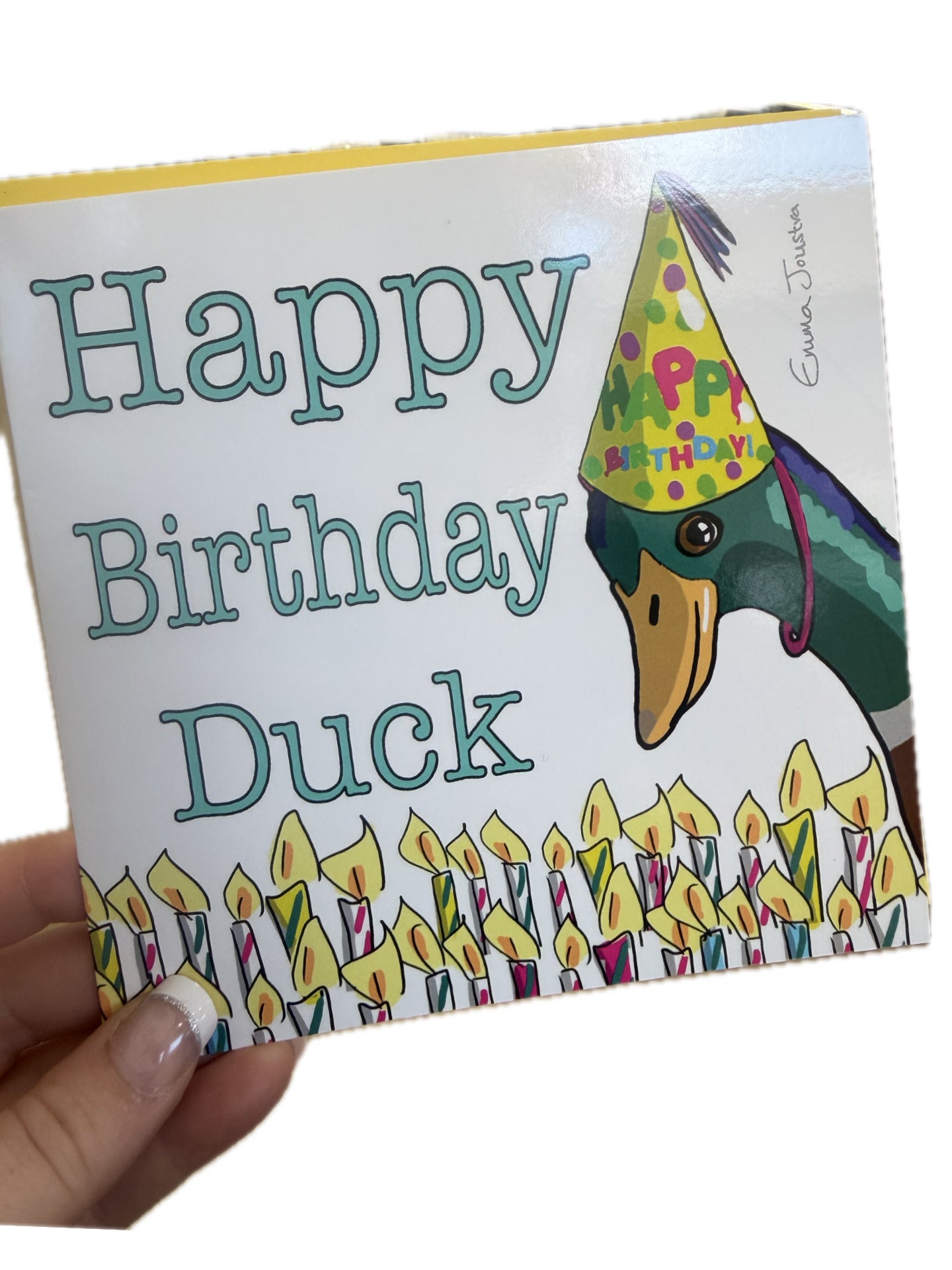Emma Joustra BIRTHDAY -  Happy Birthday Duck - Card