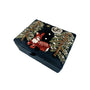 POM - Navy Velvet - Woodland Deer  - Embroidered Small Jewellery Box