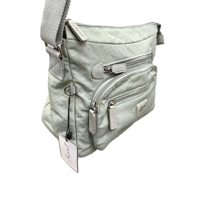 Spirit (5054) Lightweight Messenger Style Crossbody Handbag - Lt. Grey Green