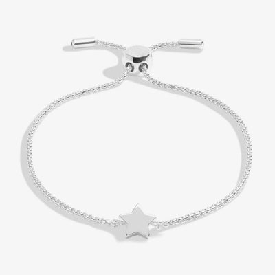 Joma Jewellery - Mini Star Charm Silver Slider Bracelet