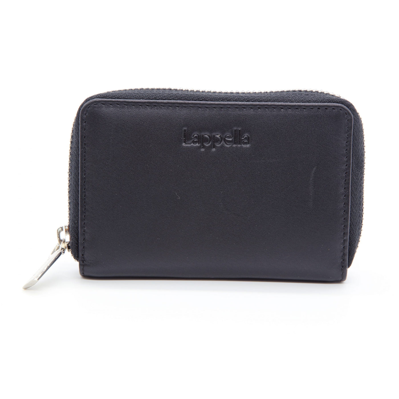 Lappella EVA Navy Blue - Small Leather Zip Purse