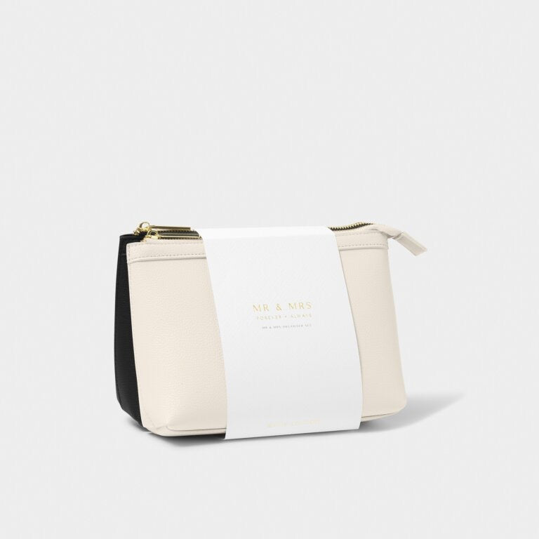 Katie Loxton Wash Bags Gift Set - Mr & Mrs
