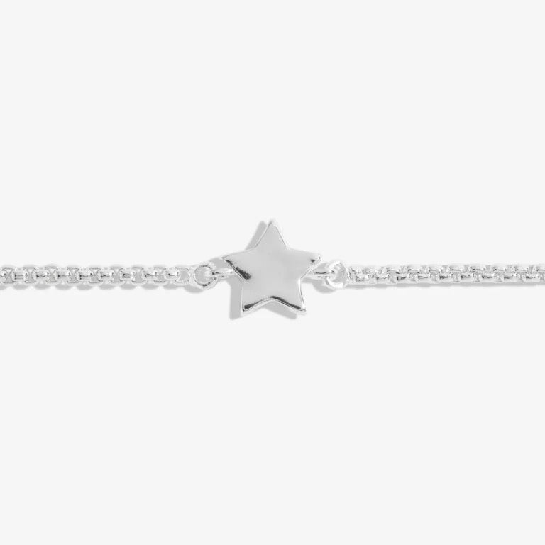 Joma Jewellery - Mini Star Charm Silver Slider Bracelet