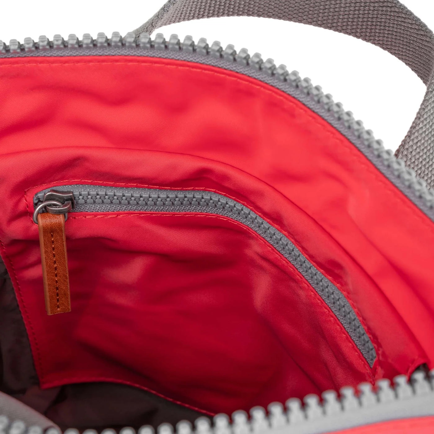 Roka Bantry B SMALL Backpack-Sustainable Nylon - Poppy (Coral Red)