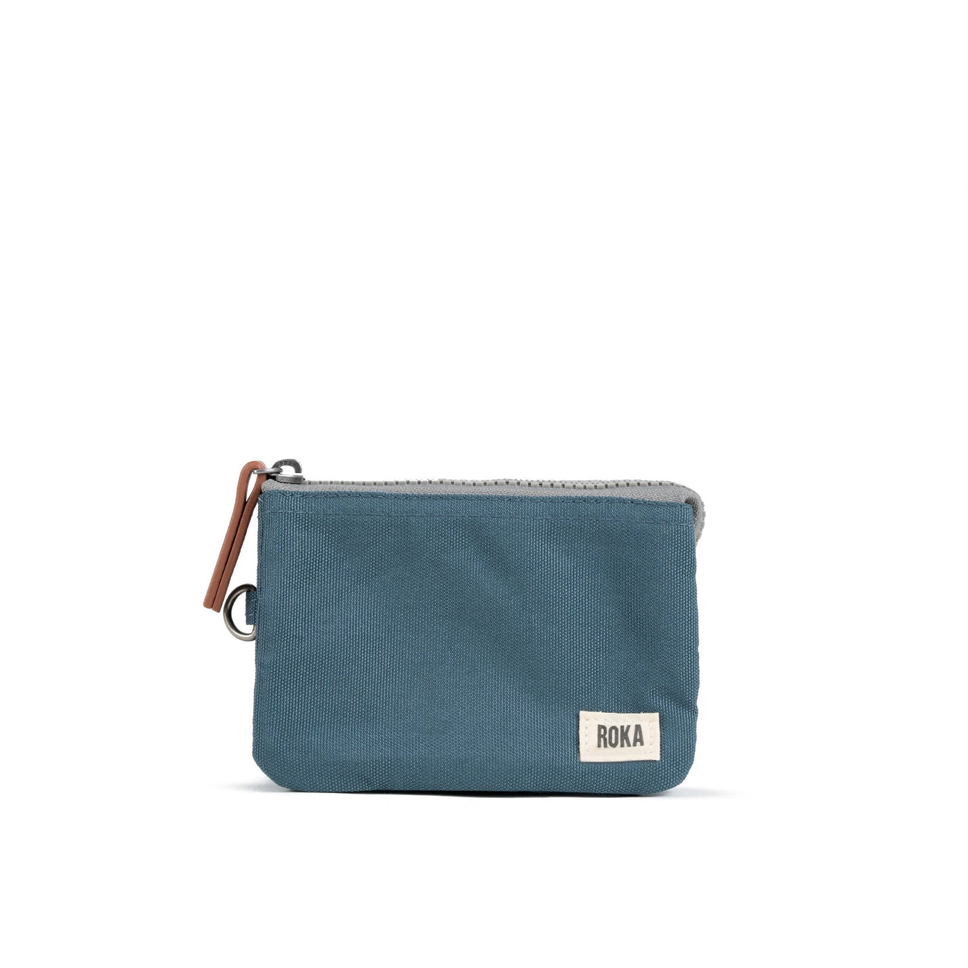 Roka Carnaby Small Wallet - Recycled Canvas - Airforce Blue