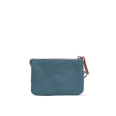 Roka Carnaby Small Wallet - Recycled Canvas - Airforce Blue