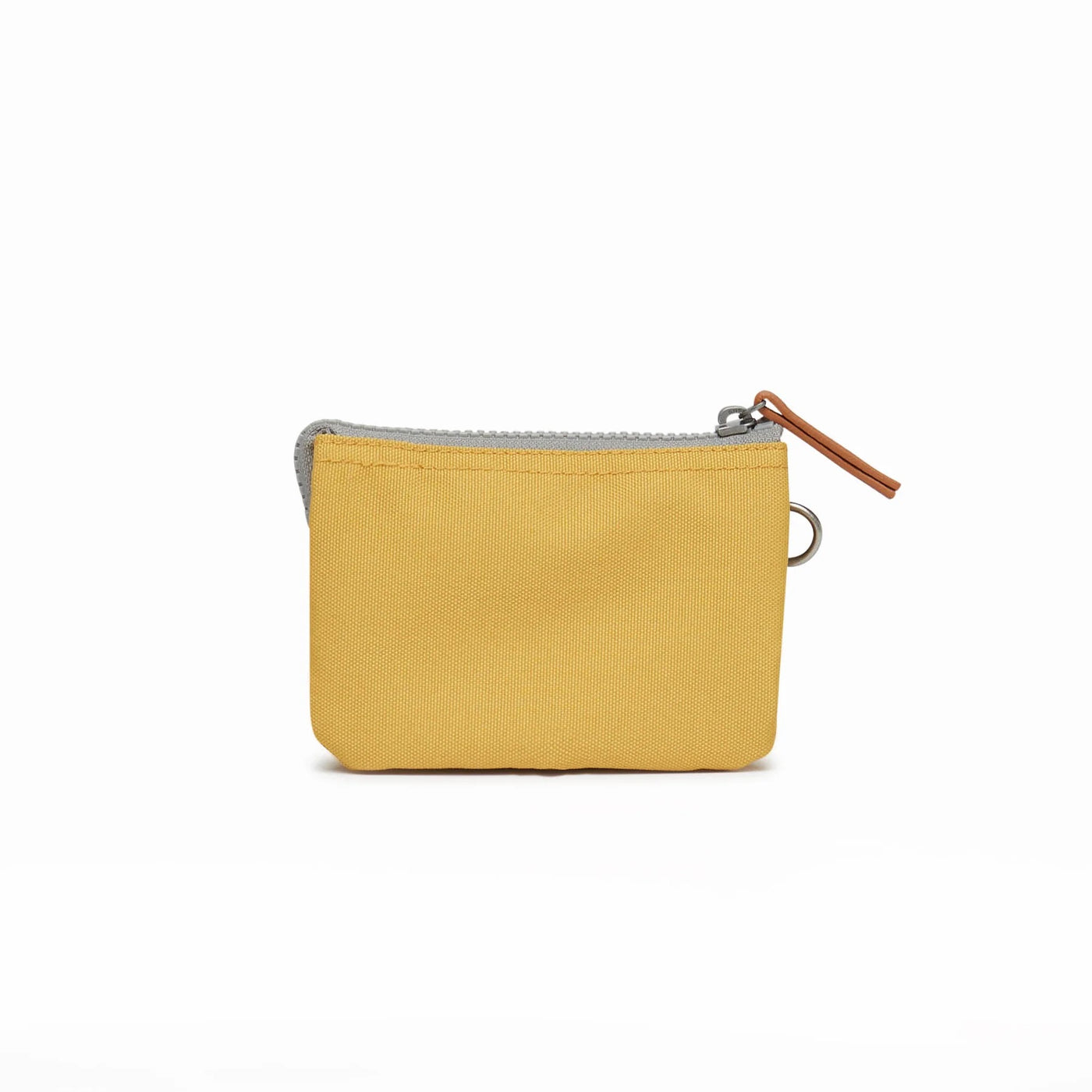 Roka Carnaby Small Wallet - Recycled Canvas - Flax (Light Mustard)