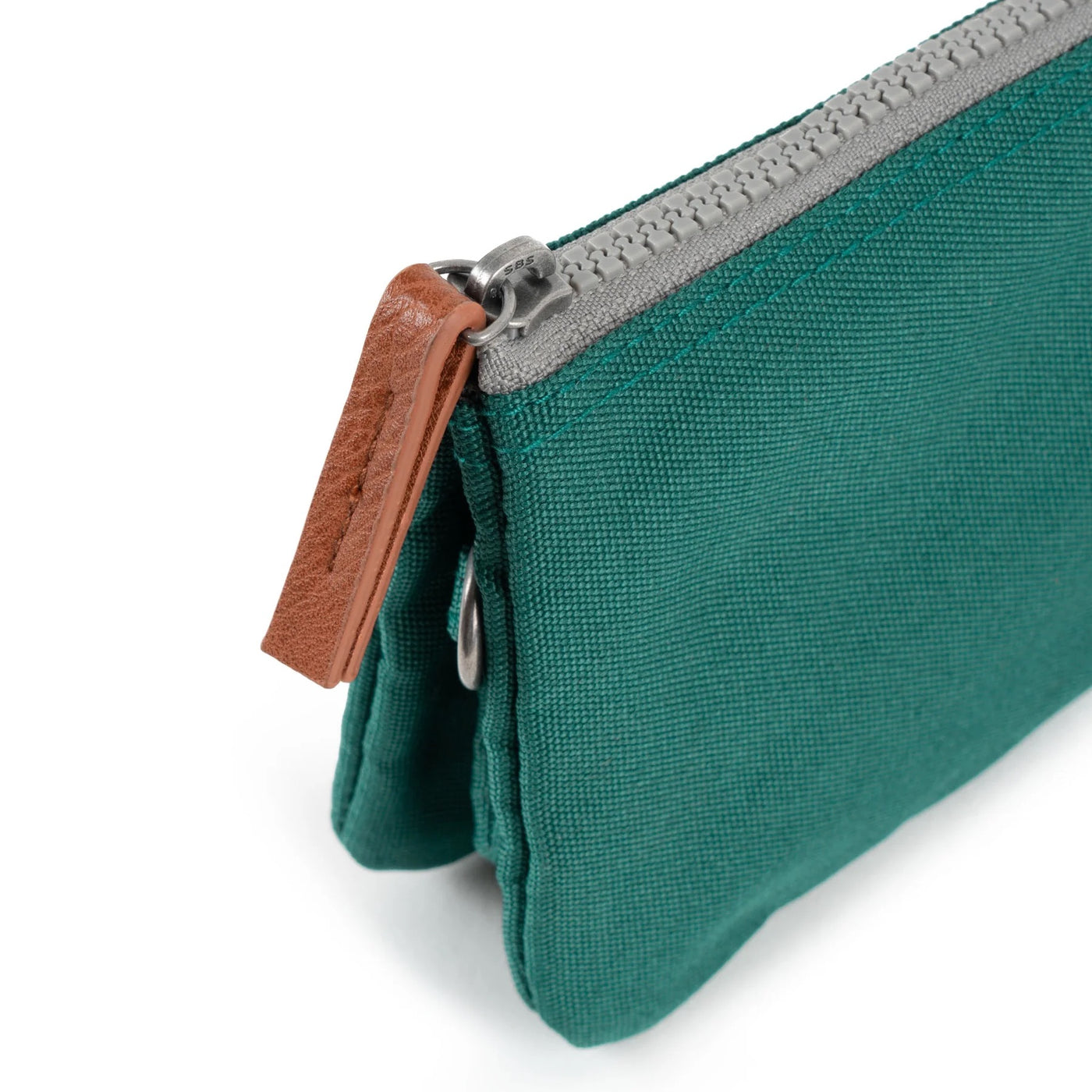 Roka Carnaby Small Wallet - Recycled Canvas - Teal