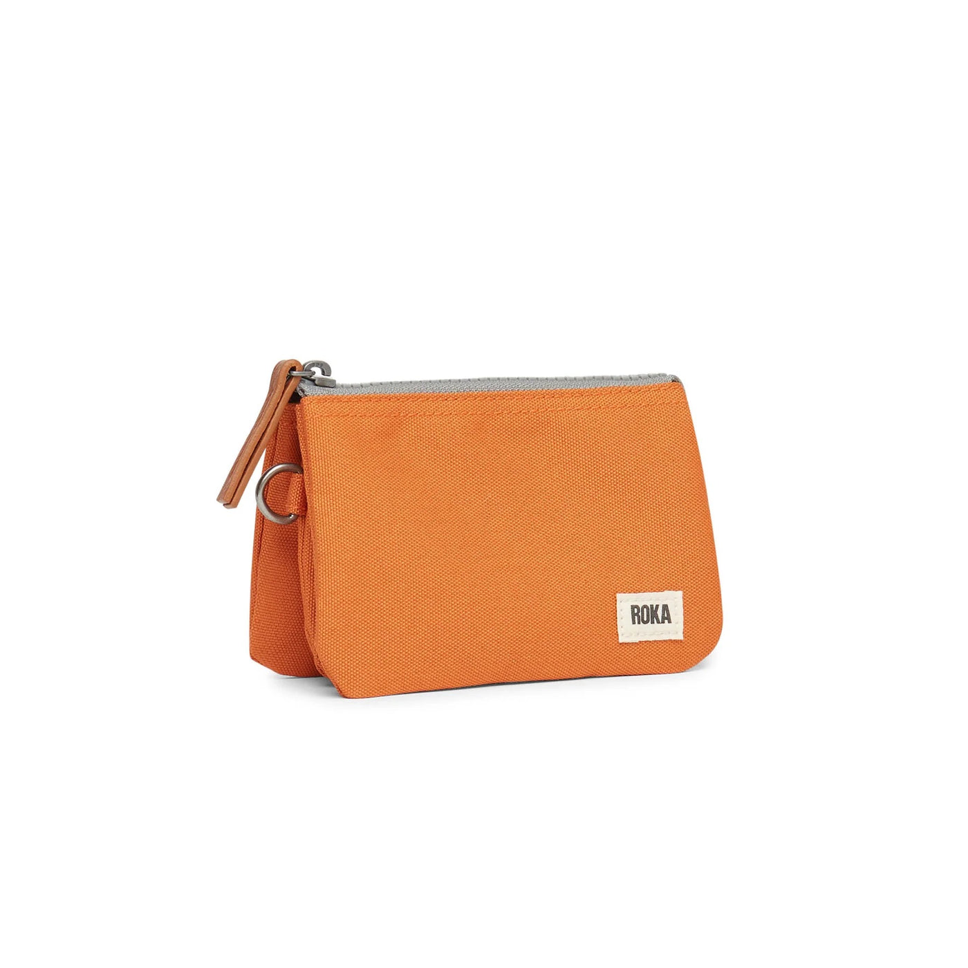 Roka Carnaby Small Wallet - Recycled Canvas - Atomic Orange