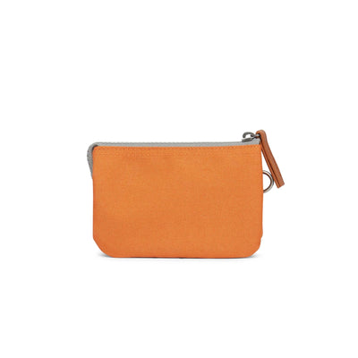 Roka Carnaby Small Wallet - Recycled Canvas - Atomic Orange