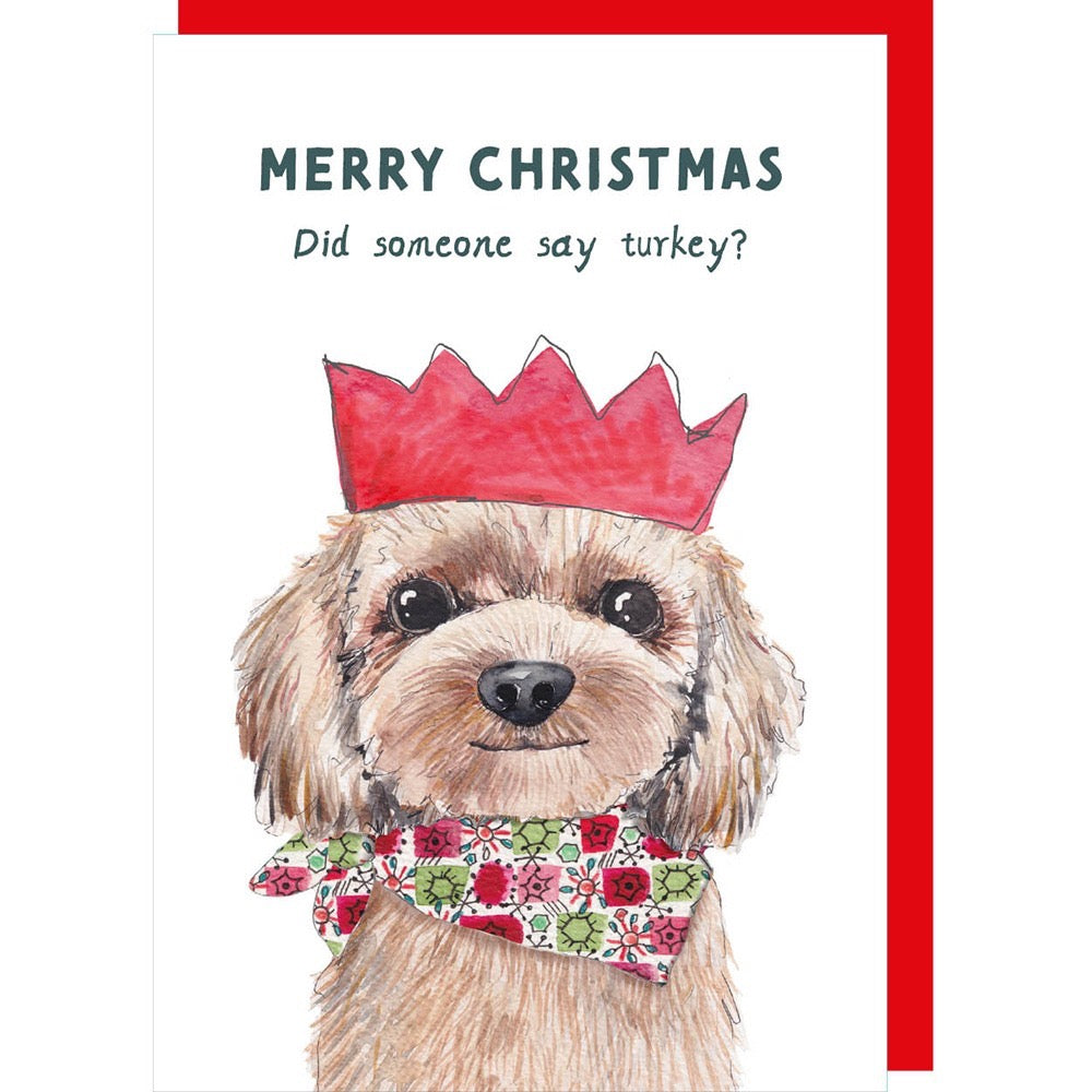 Rosie Made A Thing  - Did Someone Say Turkey - Christmas Card