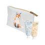 'Meadow' Rabbit & Fox Mini Hand Cream Gift Set in Velvet Pouch - Wrendale Designs (Blue)