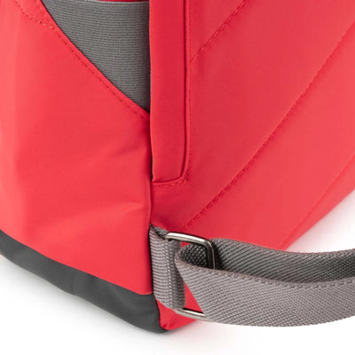 Roka Canfield B Backpack-Recycled Nylon - SMALL - Poppy (Bright Coral Red)