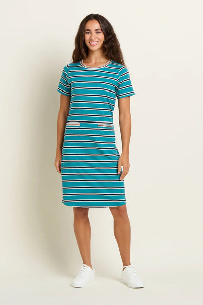 Brakeburn Women's Bridgport Stripe Dress - Blue