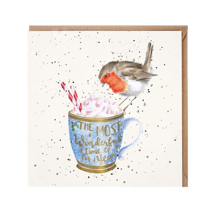 &#39;Winter Water&#39; Robin Christmas Card - Wrendale Designs