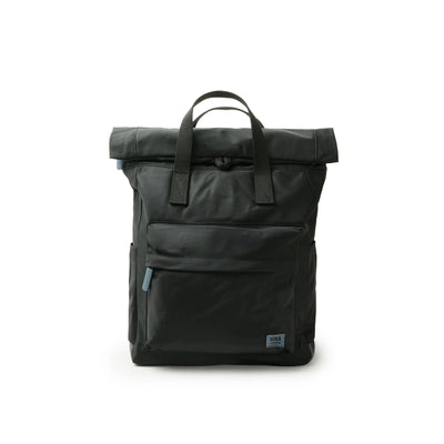 Roka Canfield B MEDIUM Backpack-Recycled Nylon - Creative Waste Black Edition - Black/Airforce Blue (Copy)