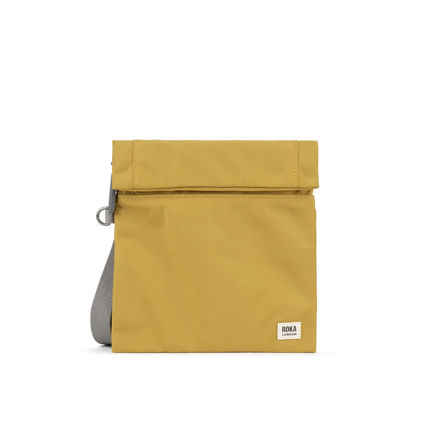 Roka Stratford Crossbody Bag -Recycled Nylon - SMALL - Corn (Mustard)